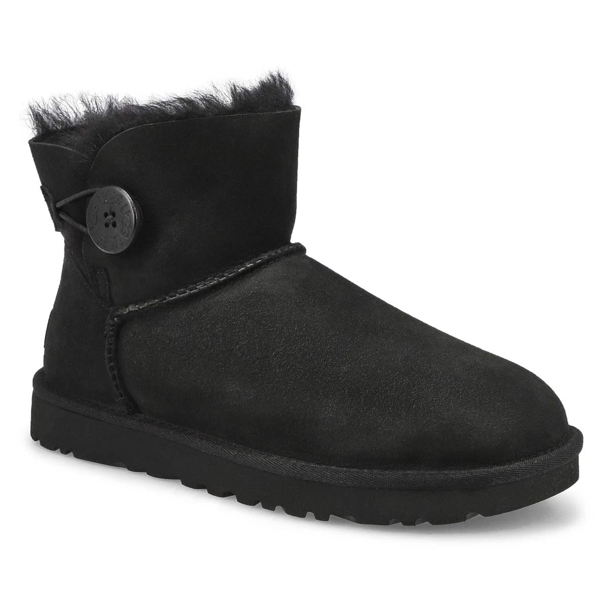 UGG Women's Mini Bailey Button II Boot - Blac 1 UGG Women's Mini Bailey Button II Boot - Blac