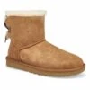 UGG Women's Mini Bailey Bow II Boot- Chestnu