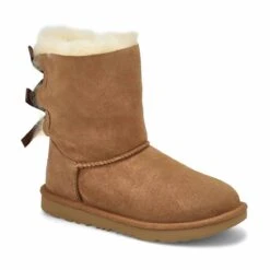 UGG Girls' Bailey Bow II Sheepskin Boot 5 UGG Girls' Bailey Bow II Sheepskin Boot -Ugg 1017394K CHE XXX