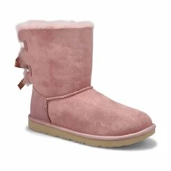 UGG Girl's Bailey Bow II Sheepskin Boot - Bla -Ugg 1017394K RSGRY XXX 1