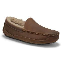 UGG Men's Ascot Sheepskin Slipper - Black -Ugg 1103889 TAN XXX 2
