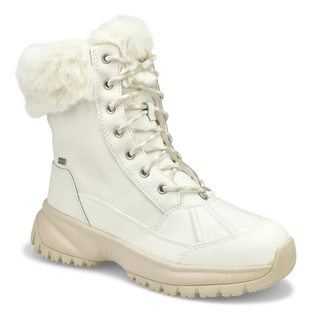 UGG Women's Yose Fluff Winter Boot - White 1 UGG Women's Yose Fluff Winter Boot - White