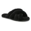 UGG Women's Scuffita Sheepskin Slipper - Blac