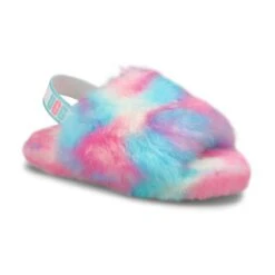 UGG Girls' Fluff Yeah Pride Slipper - Pride