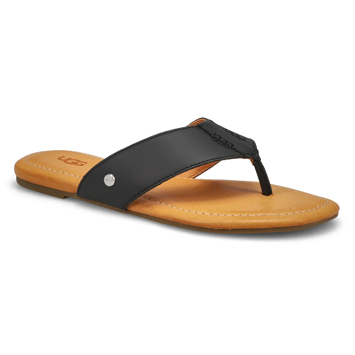 UGG Women's Carey Flip Thong Sandal - Black 1 UGG Women's Carey Flip Thong Sandal - Black