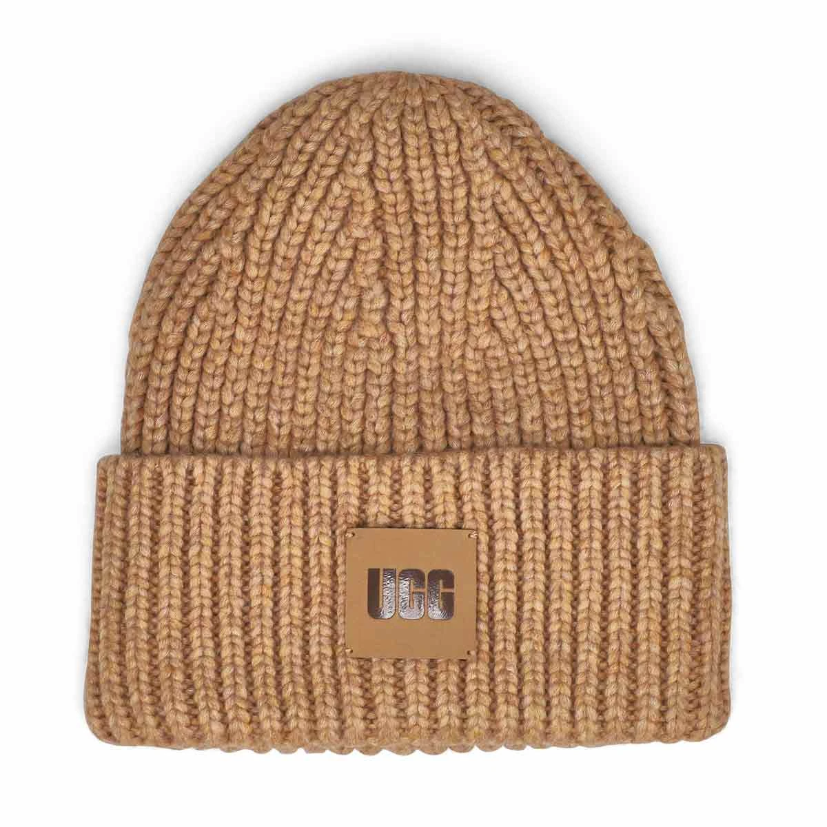 UGG Women's Chunky Rib Beanie - Camel 1 UGG Women's Chunky Rib Beanie - Camel