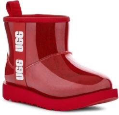 UGG Big Kids Classic Clear Mini II -Ugg ugg childrens big kids classic clear mini 2 samba red 1112386k sbr 03215.1656432984