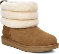 UGG Kids Fluff Mini Quilted -Ugg ugg kids fluff mini quilted chestnut 1103612k che 28948.1603813196