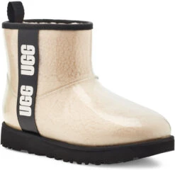 UGG Women's Classic Clear Mini -Ugg ugg womens classic clear mini natural black 1113190 nblc 04748.1638054098