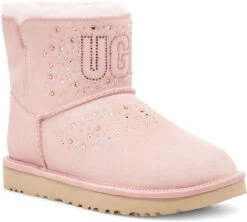 UGG Women's Classic UGG Bling Mini -Ugg ugg womens classic ugg bling mini pink cloud 1112494 pcd 71699.1602023525