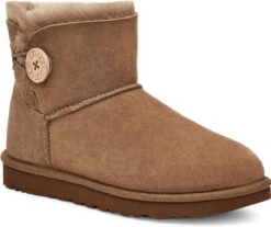 UGG Women's Mini Bailey Button II -Ugg ugg womens mini bailey button 2 hickory 1016422 hck 20204.1631549679